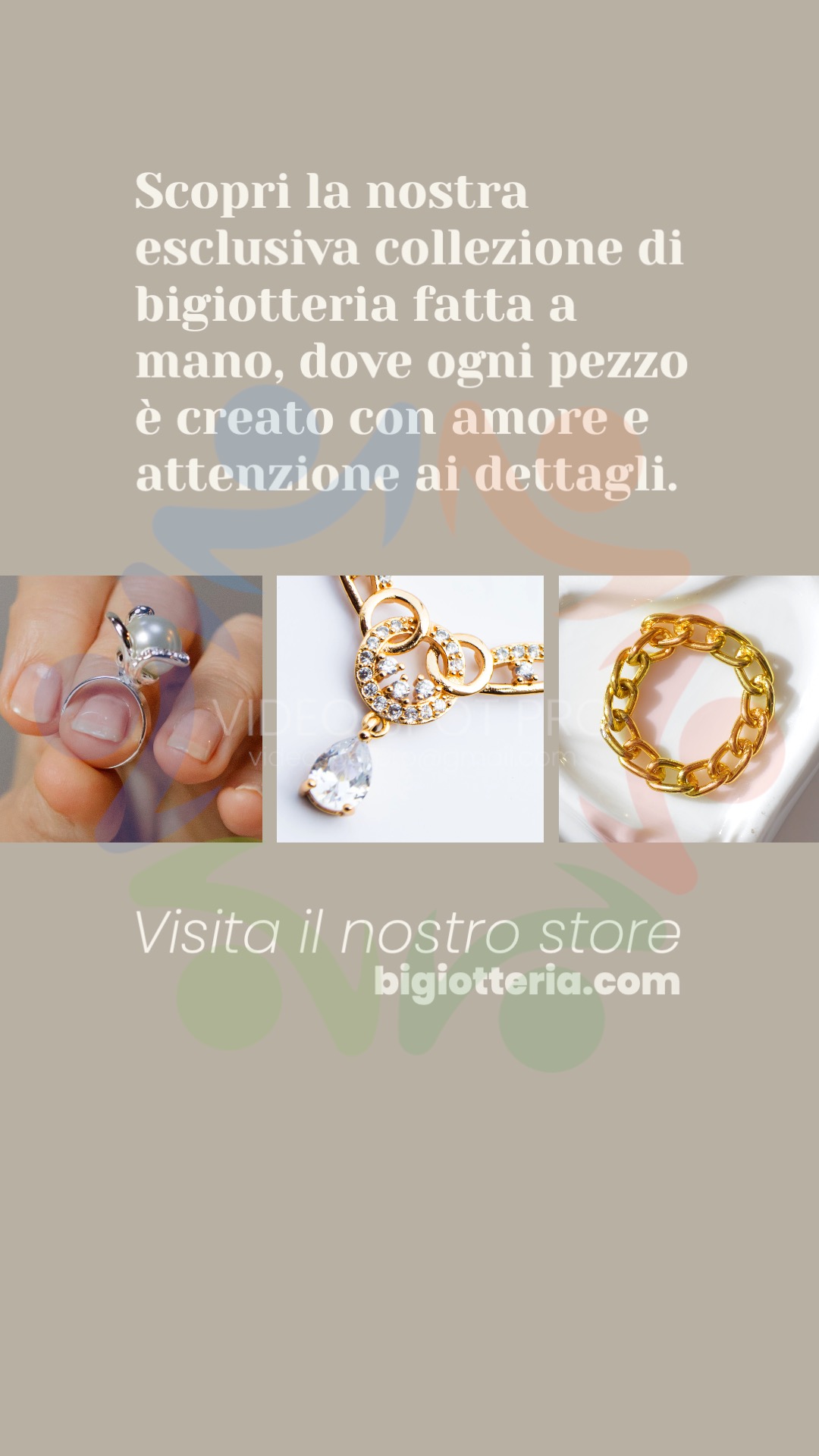 Reel elegante per gioiellerie di lusso